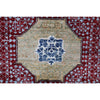 ARYANA MAMLU LIGHT GREEN / RED 7'10" X 10'4"