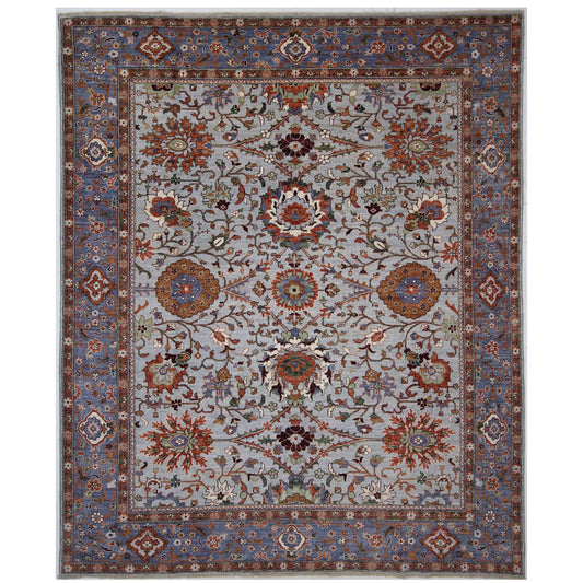 ARYANA ARYAN LIGHT GREEN / BLUE 8'2" X 9'9"