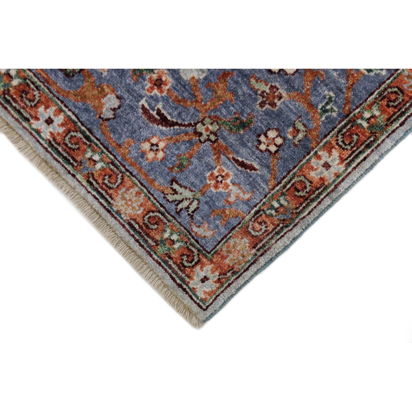 ARYANA ARYAN LIGHT GREEN / BLUE 8'2" X 9'9"