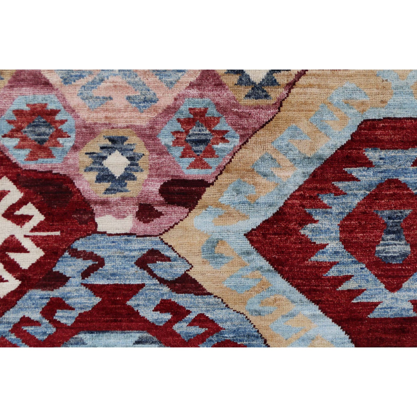 ARYANA KILIM RED / IVORY 8'4" X 9'10"
