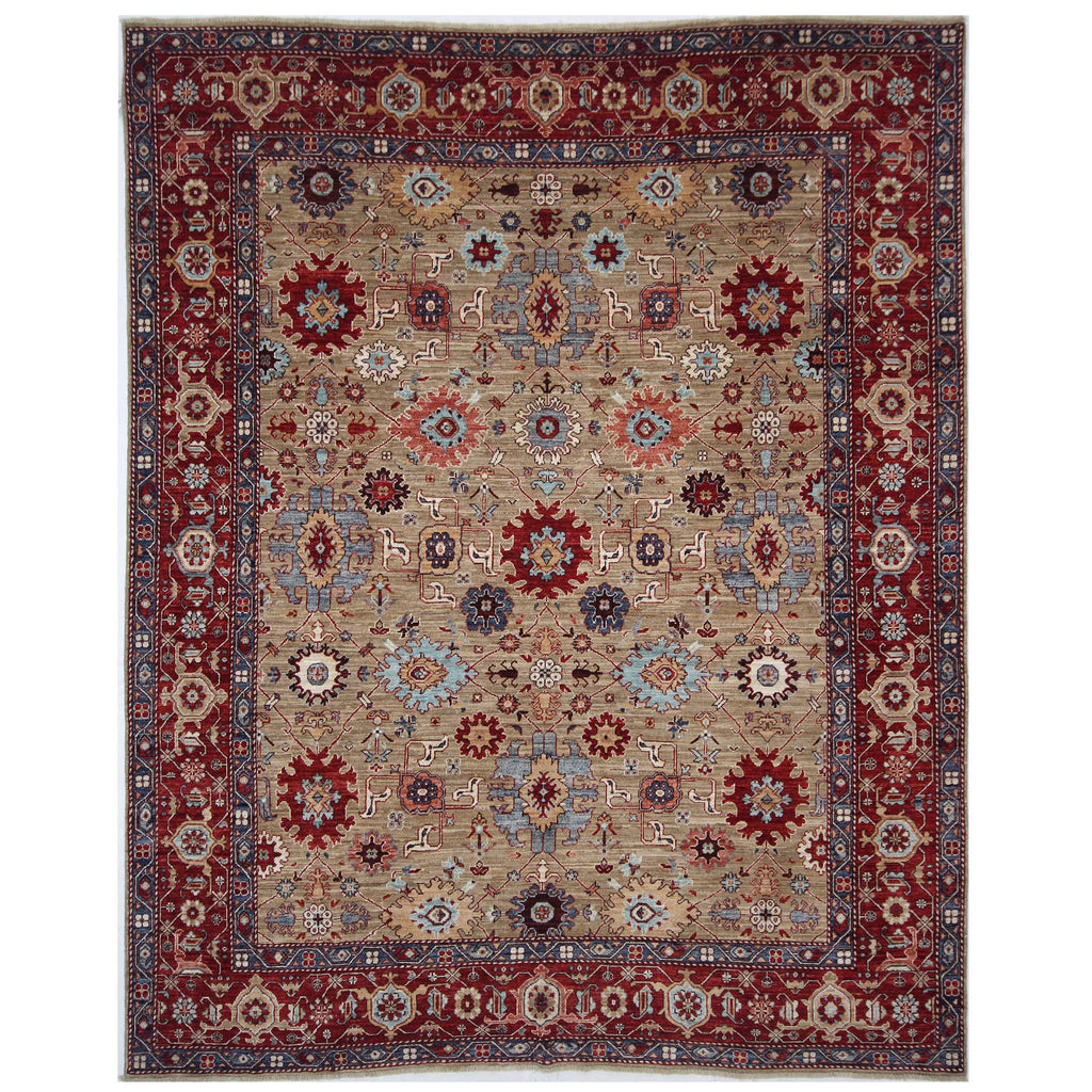 ARYANA ARYAN BROWN / RED 8' X 9'9"