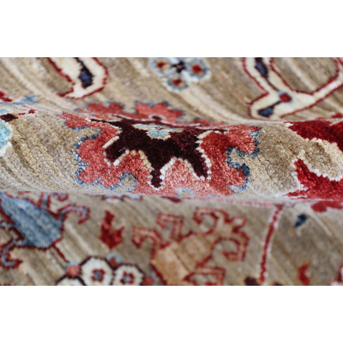 ARYANA ARYAN BROWN / RED 8' X 9'9"