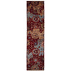 ARYANA PERAB RED / IVORY 2'6" X 9'11"