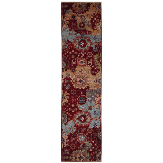 ARYANA PERAB RED / IVORY 2'6" X 9'11"