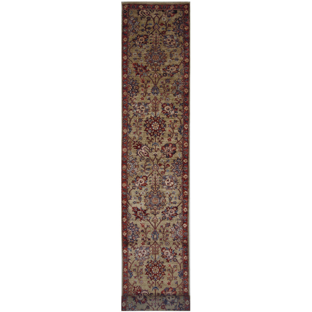 ARYANA ARYAN IVORY / RED 2'7" X 17'5"