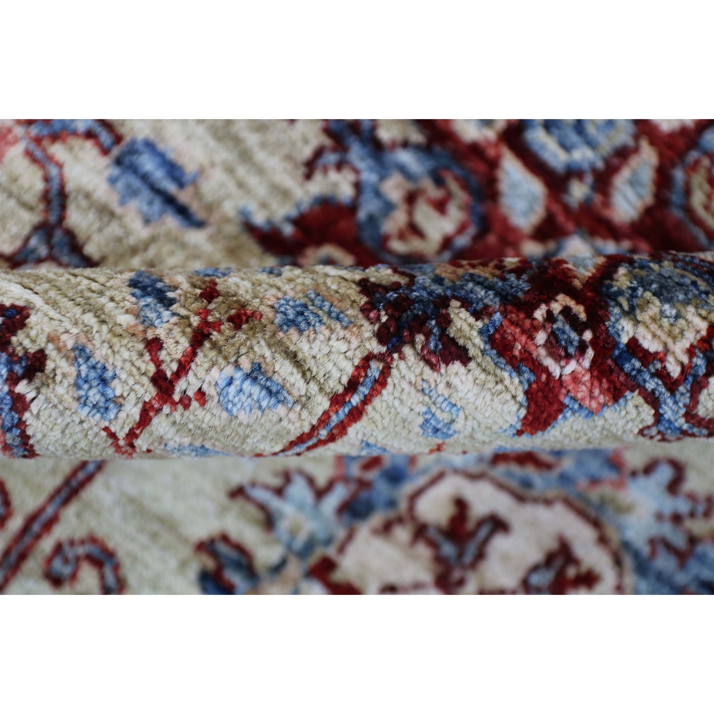 ARYANA ARYAN IVORY / RED 2'7" X 17'5"