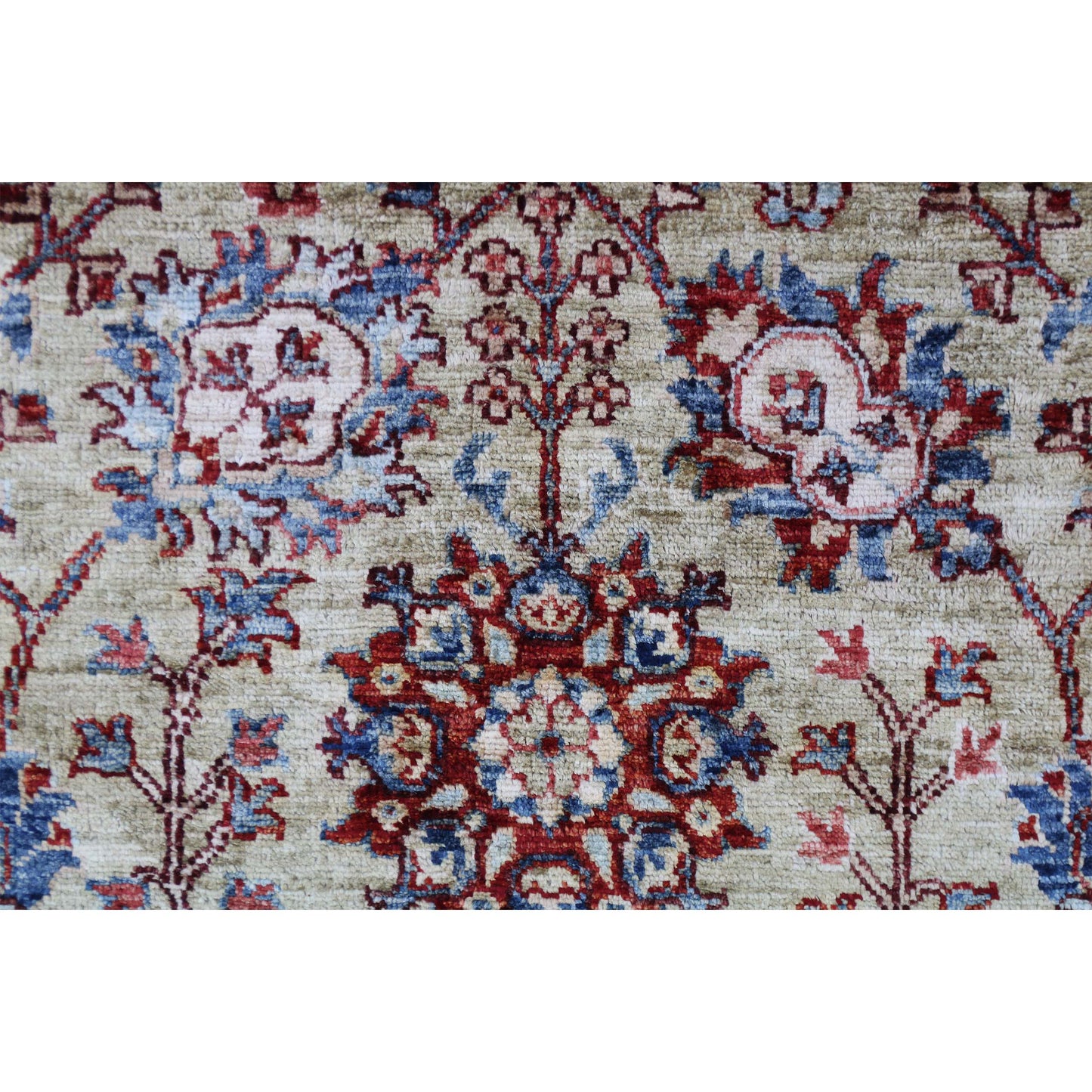 ARYANA ARYAN IVORY / RED 2'7" X 17'5"