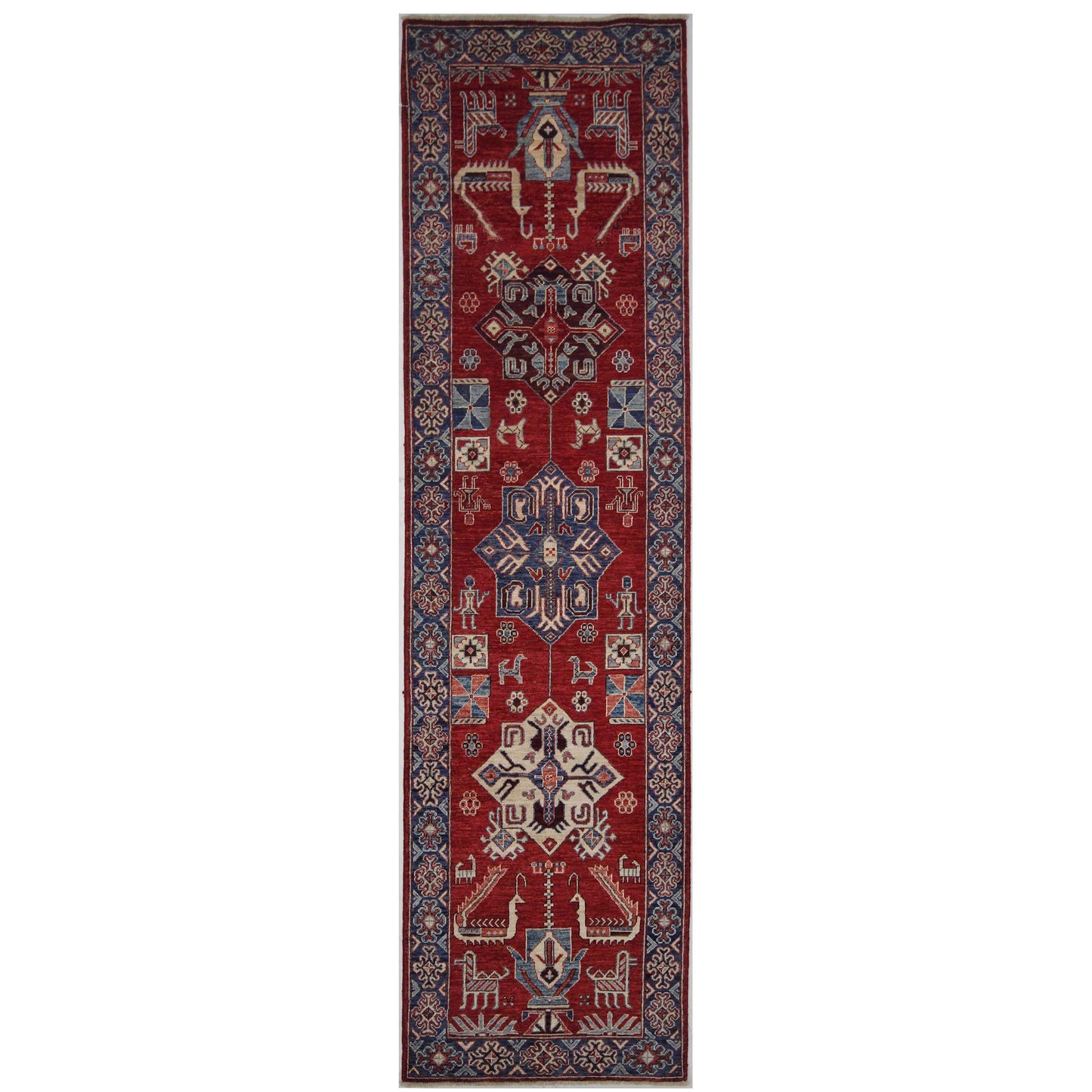 ARYANA TRIBA RED / BLUE 2'8" X 9'10"