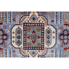 ARYANA ARYAN GREEN / LIGHT BLUE 9'10" X 13'8"