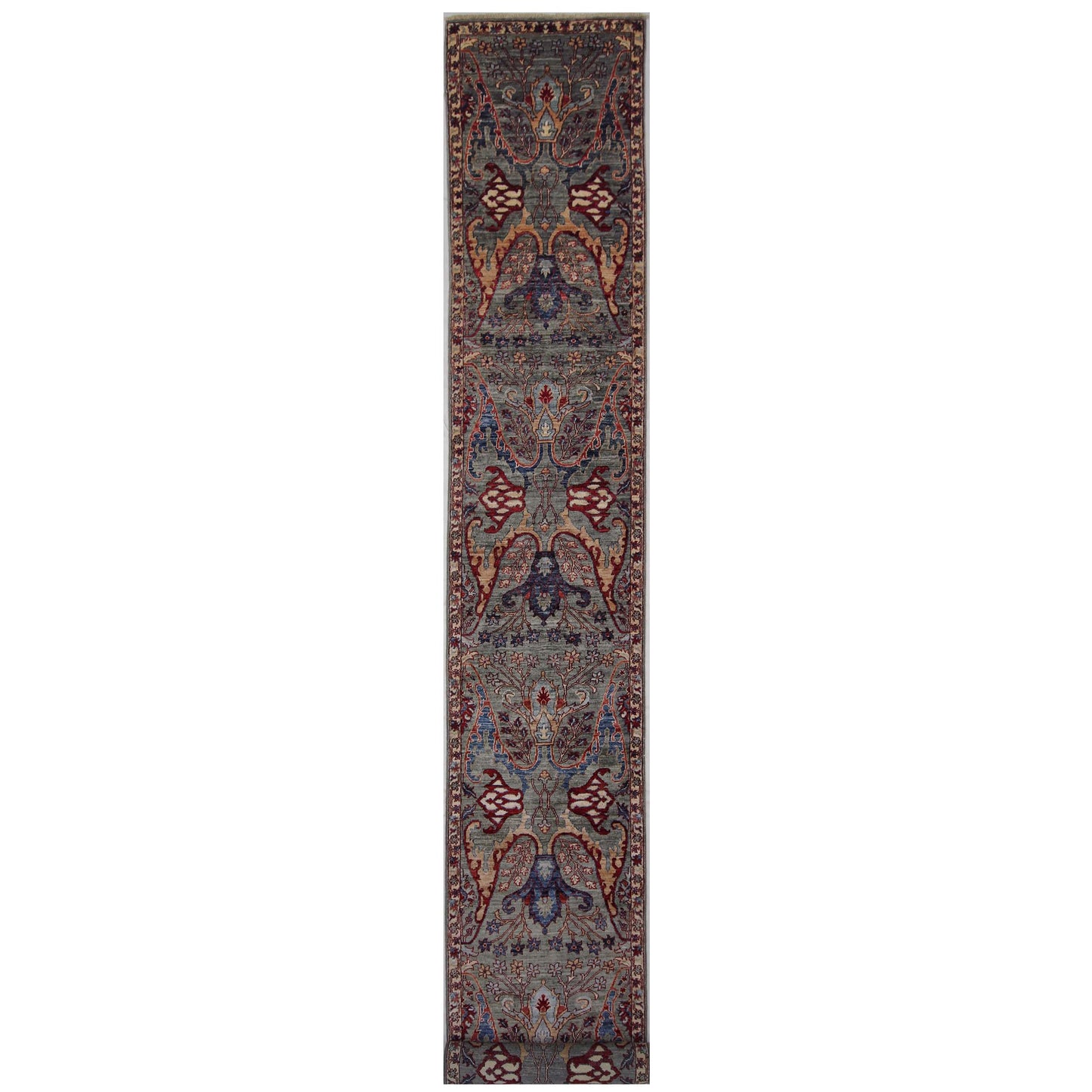 ARYANA BIJAR GREY / RED 2'6" X 17'10"