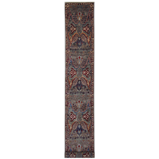 ARYANA BIJAR GREY / RED 2'6" X 17'10"