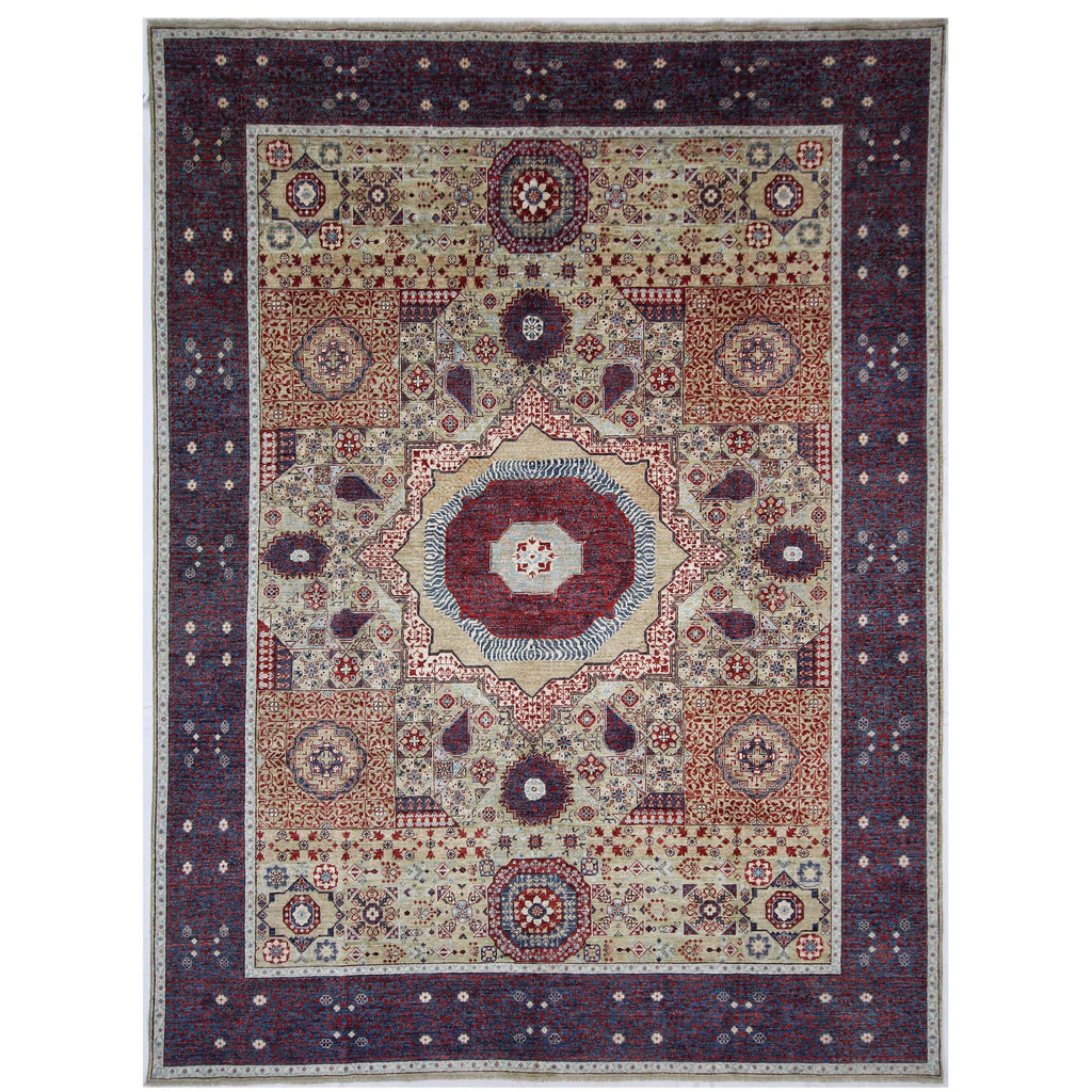 ARYANA MAMLU IVORY / RED 8'10" X 11'9"