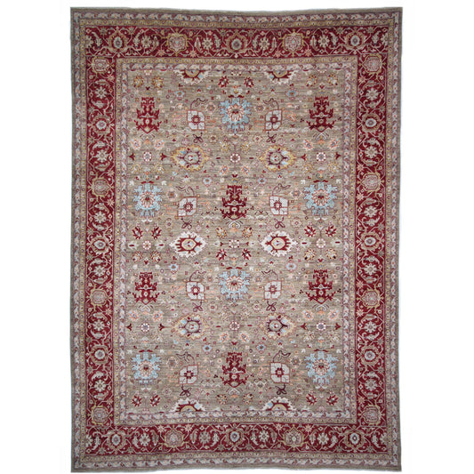 ARYANA ARYAN CAMEL / RED 10'1" X 13'8"