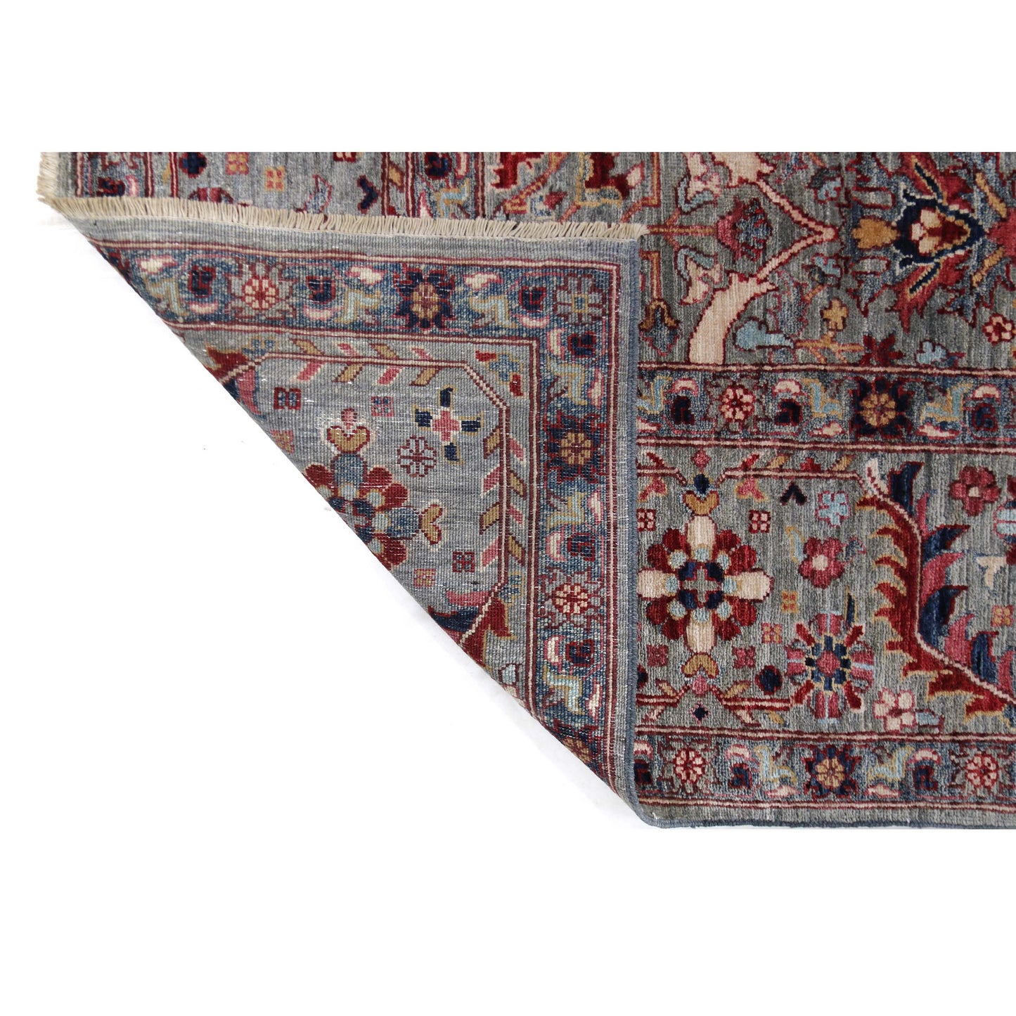 ARYANA ARYAN GREY / RED 8'1" X 9'8"