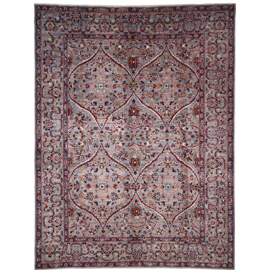ARYANA ARYAN GREY / RED 9' X 11'7"