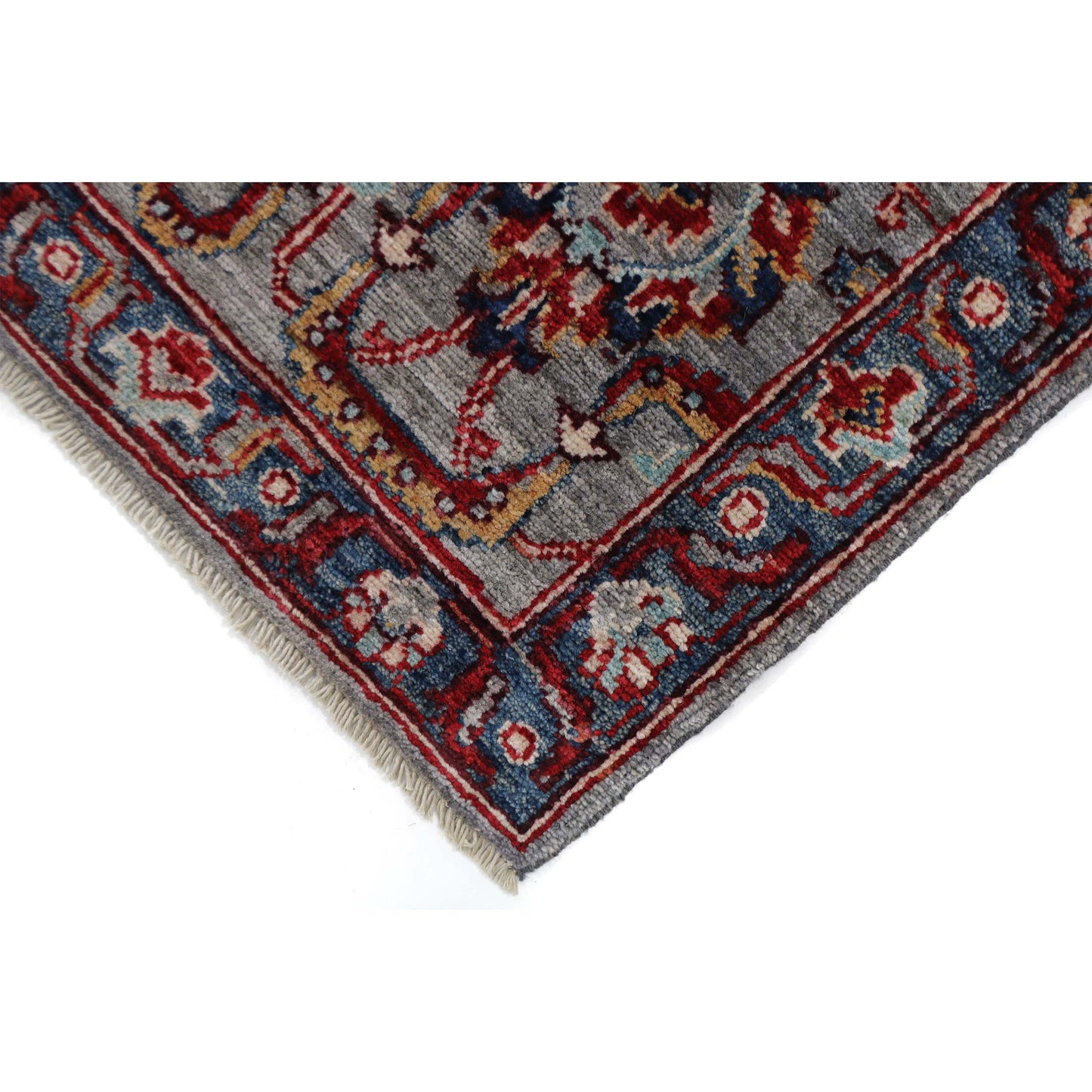 ARYANA ARYAN GREY / RED 9' X 11'7"