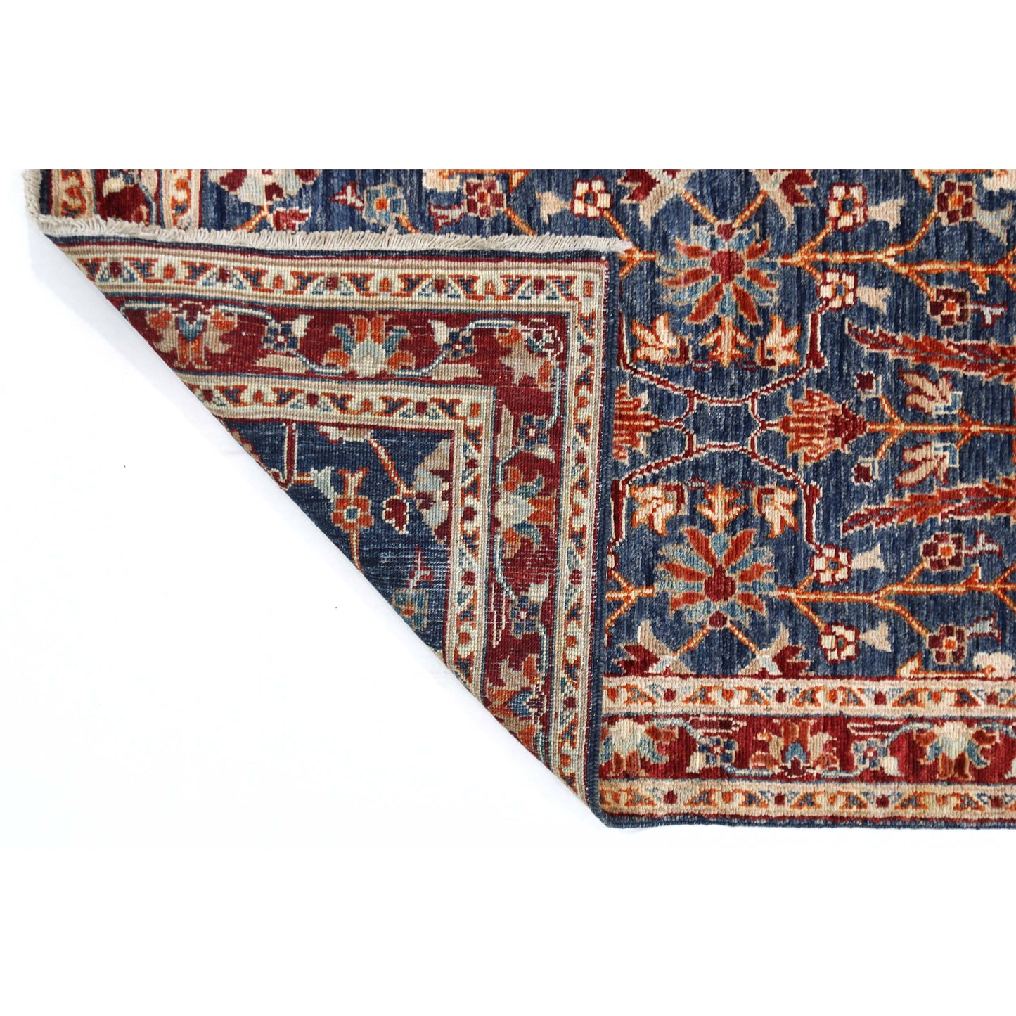 ARYANA ARYAN NAVY / RED 2'4" X 17'11"