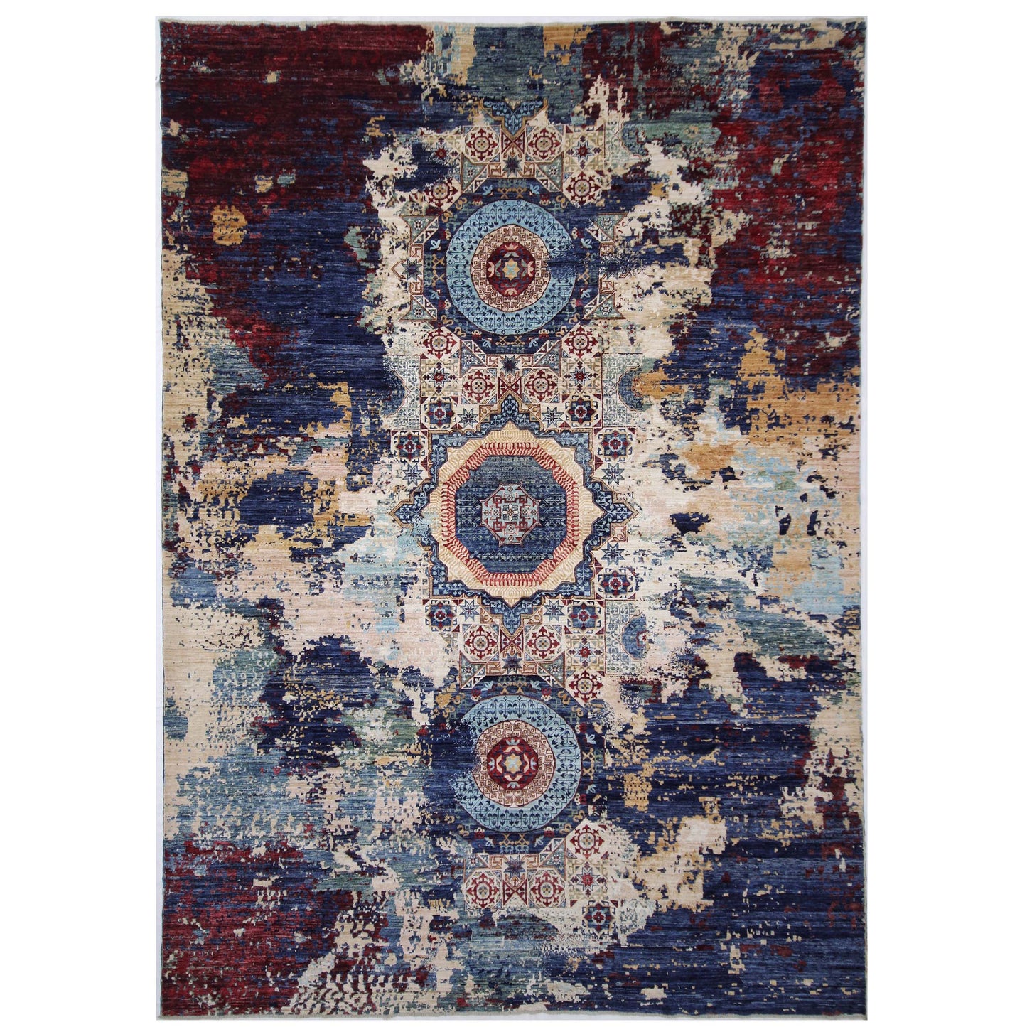 ARYANA MAMAB IVORY / NAVY 10'4" X 13'9"