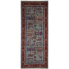 ARYANA TRIBA LIGHT BLUE / RED 4' X 9'9"