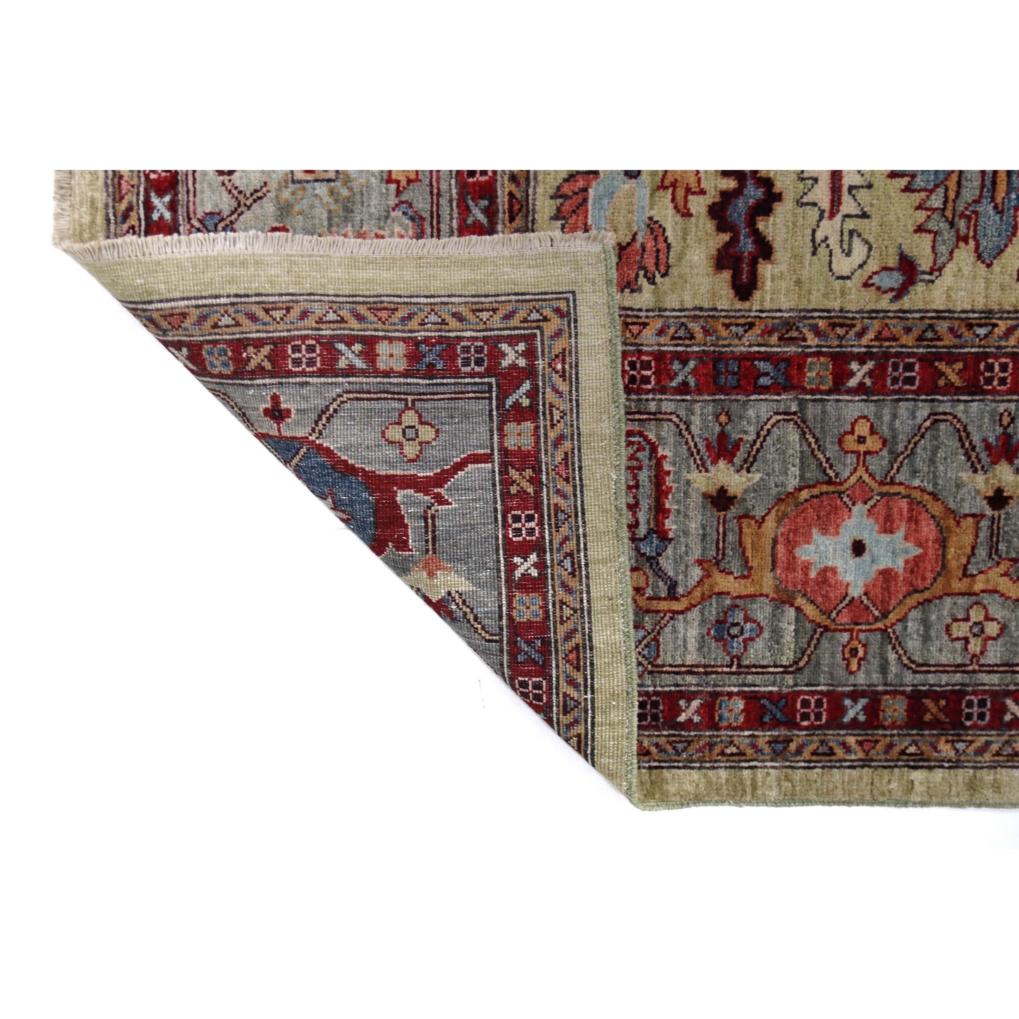 ARYANA ARYAN LIGHT GREEN / GREY 9' X 11'5"