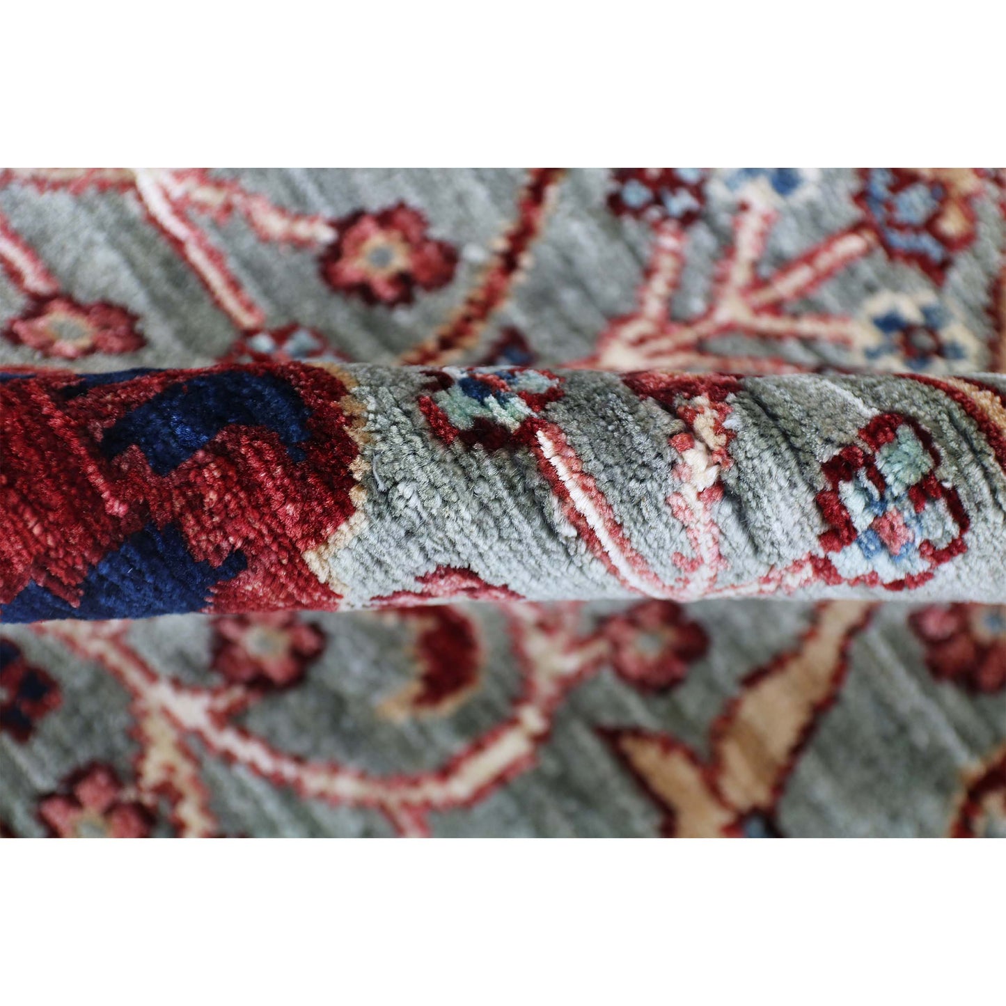 ARYANA ARYAN GREY / NAVY 2'6" X 25'3"