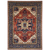 ARYANA HERIZ RED / NAVY 9'9" X 13'7"