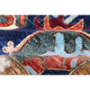 ARYANA HERIZ RED / NAVY 9'9" X 13'7"
