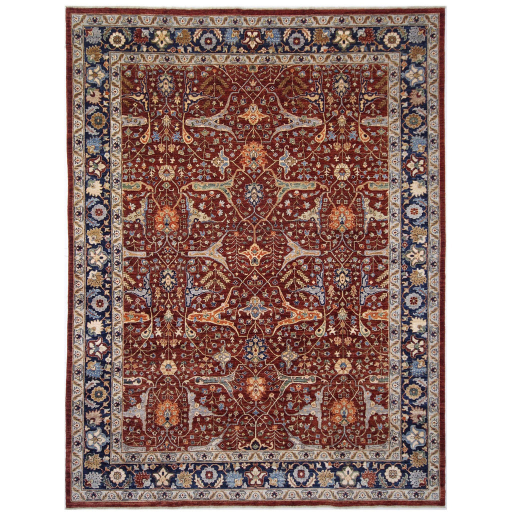 ARYANA ARYAN RED / NAVY 9' X 11'10"