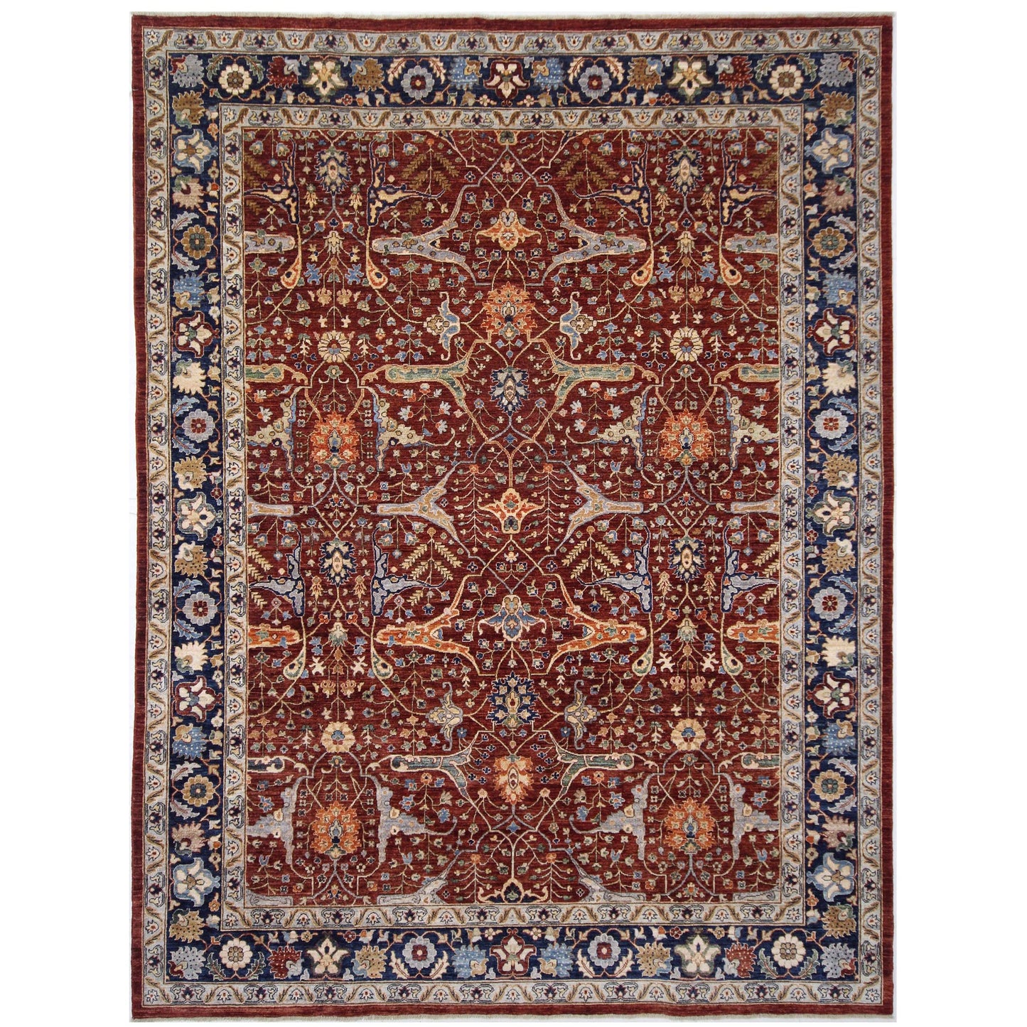 ARYANA ARYAN RED / NAVY 9' X 11'10"
