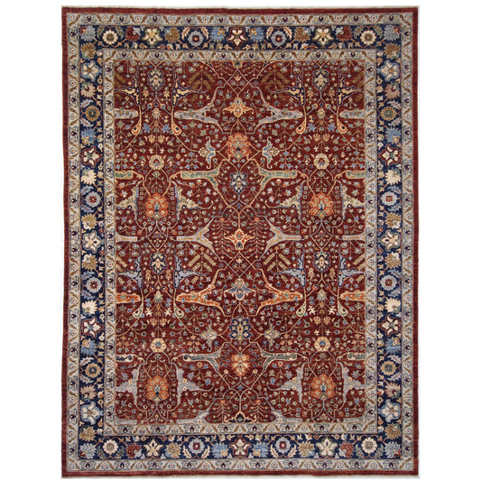 ARYANA ARYAN RED / NAVY 9' X 11'10"