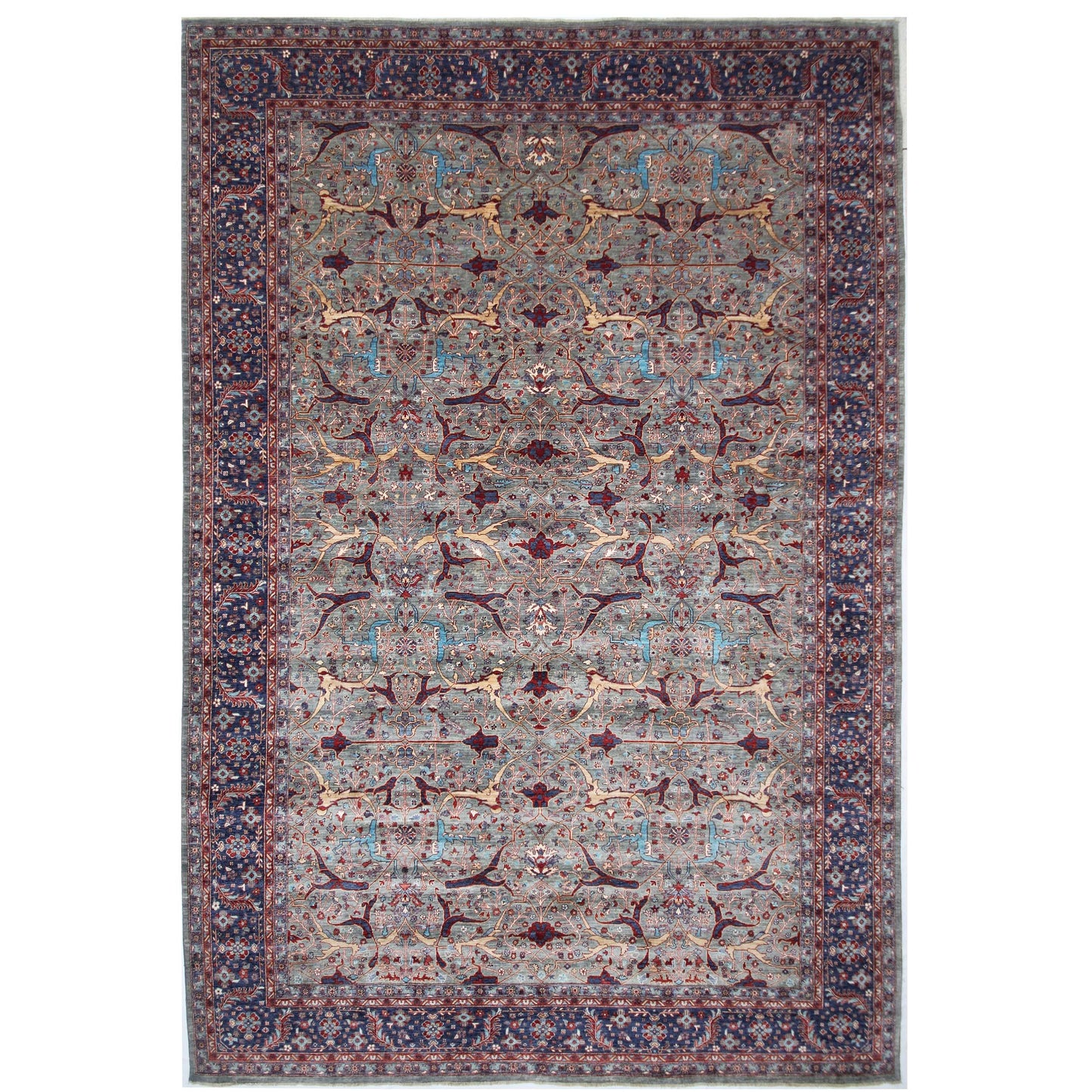 ARYANA ARYAN GREY / NAVY 12'1" X 17'9"