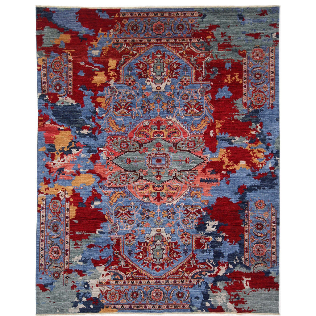 ARYANA PERAB BLUE / RED 7'10" X 9'10"