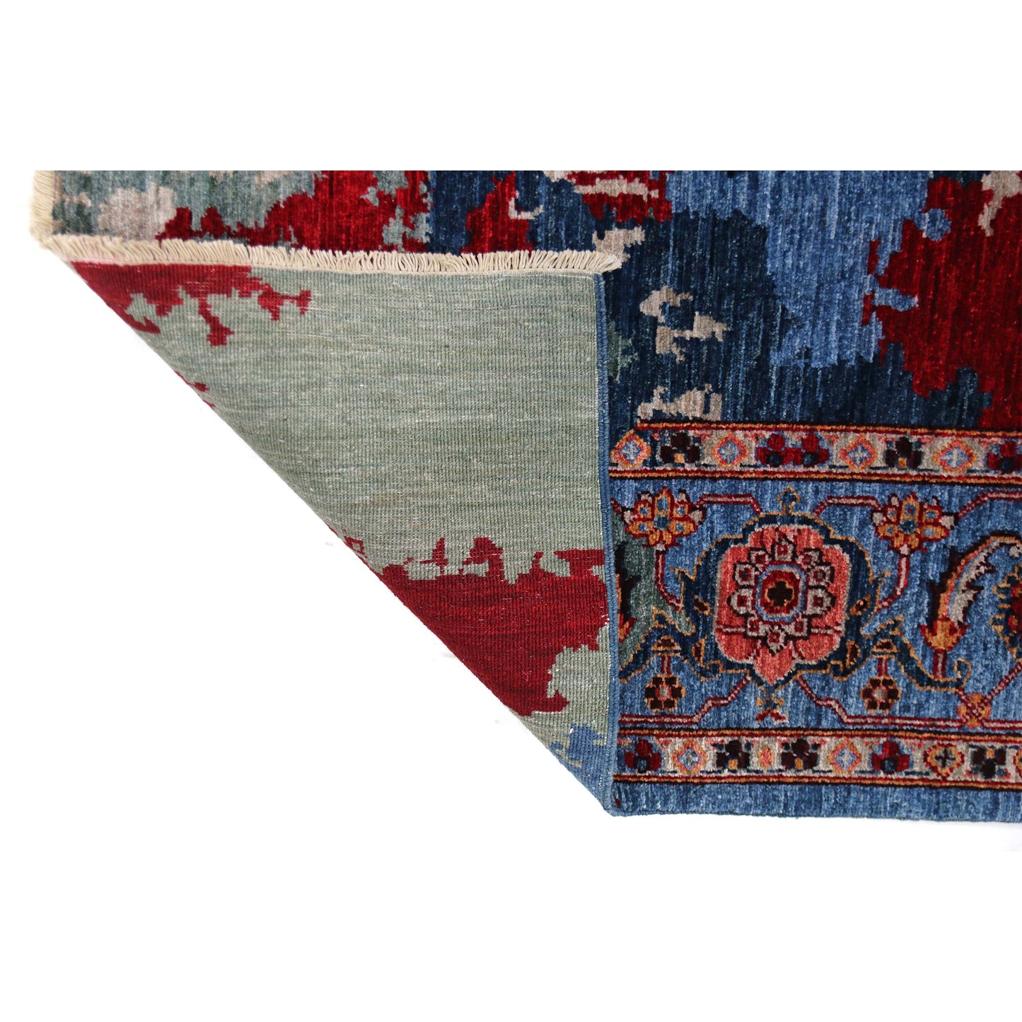 ARYANA PERAB BLUE / RED 7'10" X 9'10"