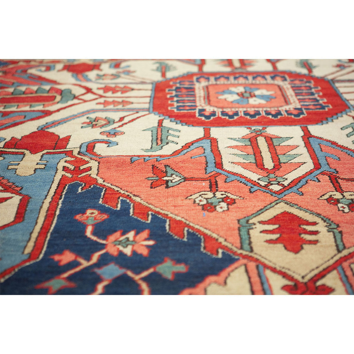 ANTIQUE PERSIAN FINE SERAPI MULTI 15'8" X 24'