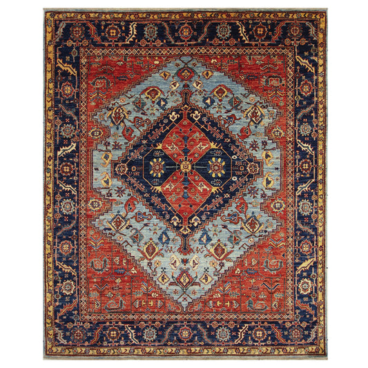 ARYANA ARYAN BLUE / RED 7'10" X 9'7"