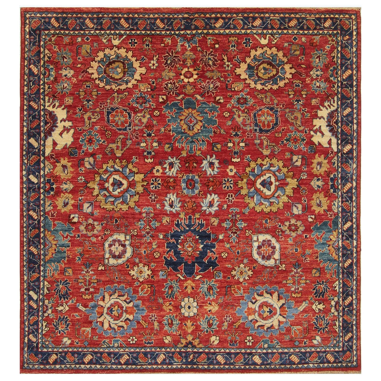 ARYANA ARYAN RED / MULTI 4'9" X 5'2"
