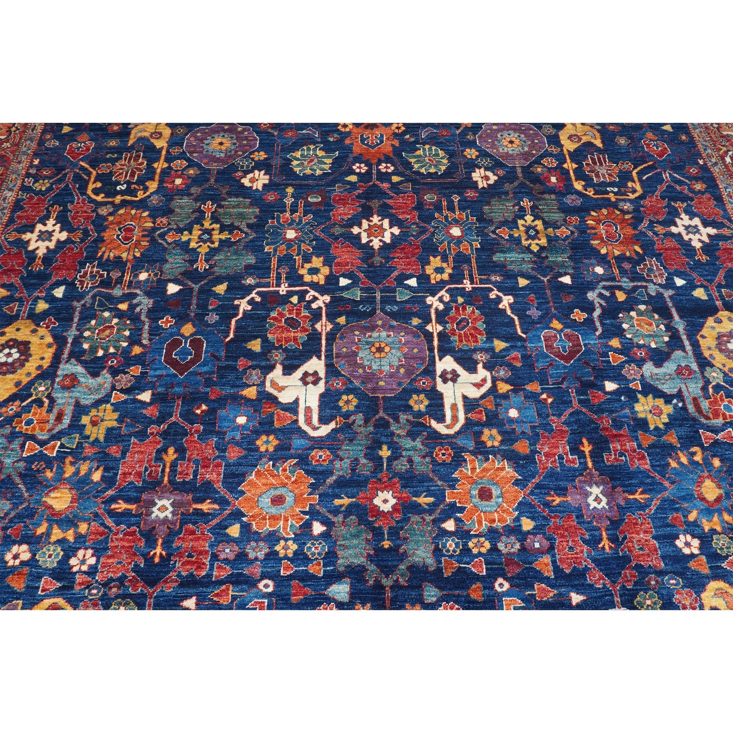 ARYANA ARYAN BLUE / RED 9' X 11'10"
