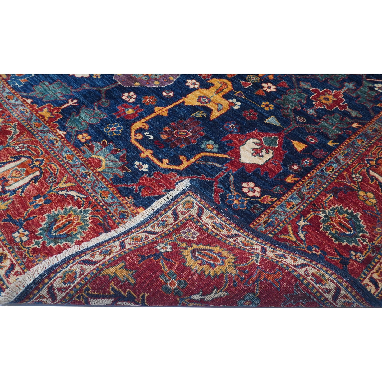 ARYANA ARYAN BLUE / RED 9' X 11'10"