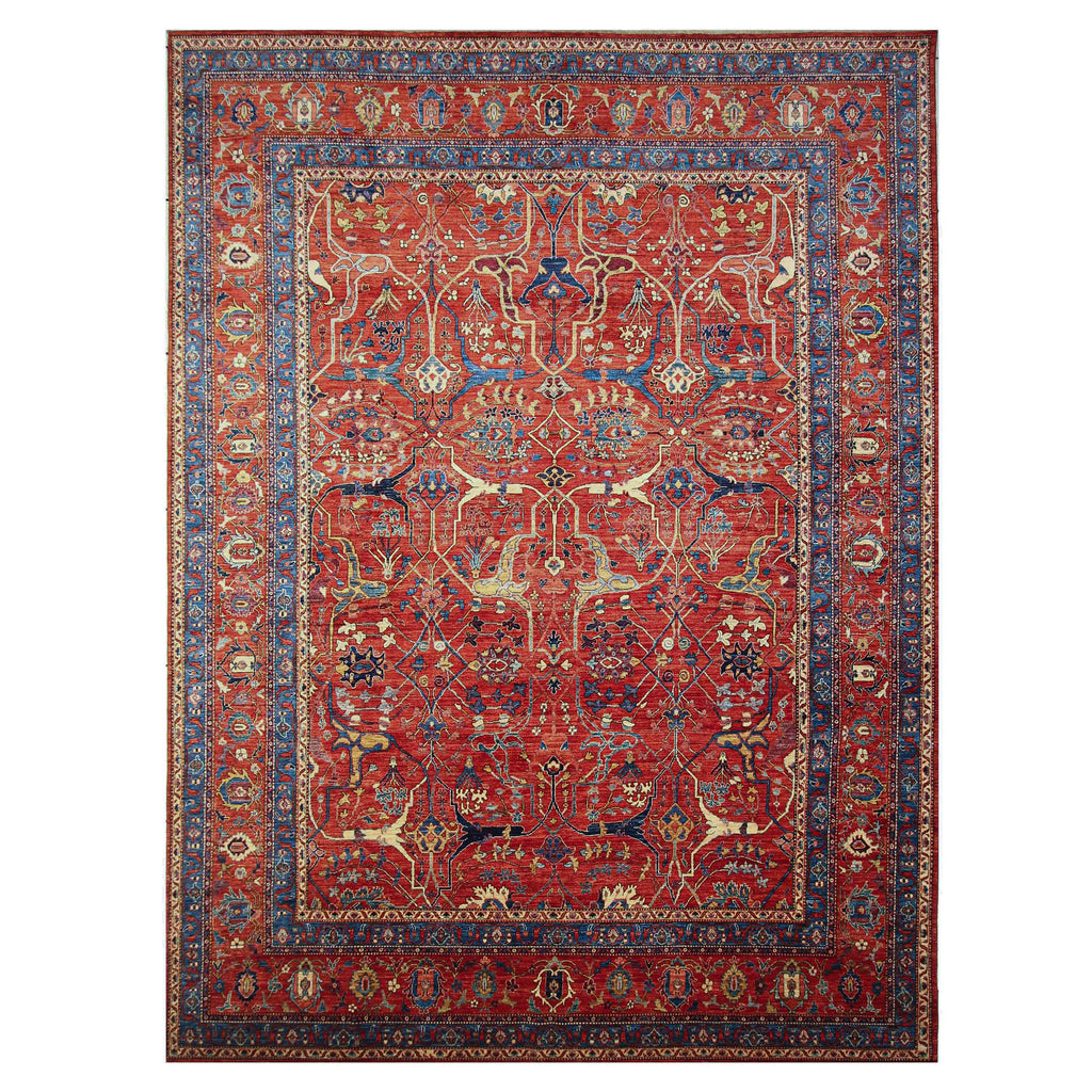 ARYANA ARYAN RED / GREY 9'10" X 13'3"