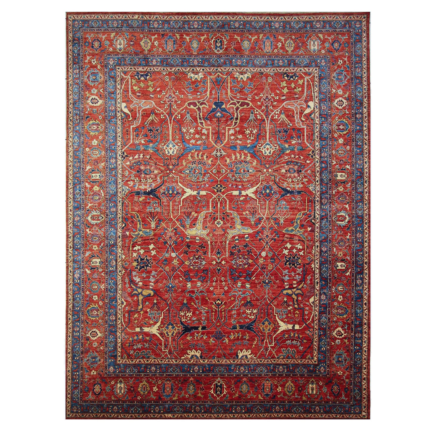 ARYANA ARYAN RED / GREY 9'10" X 13'3"