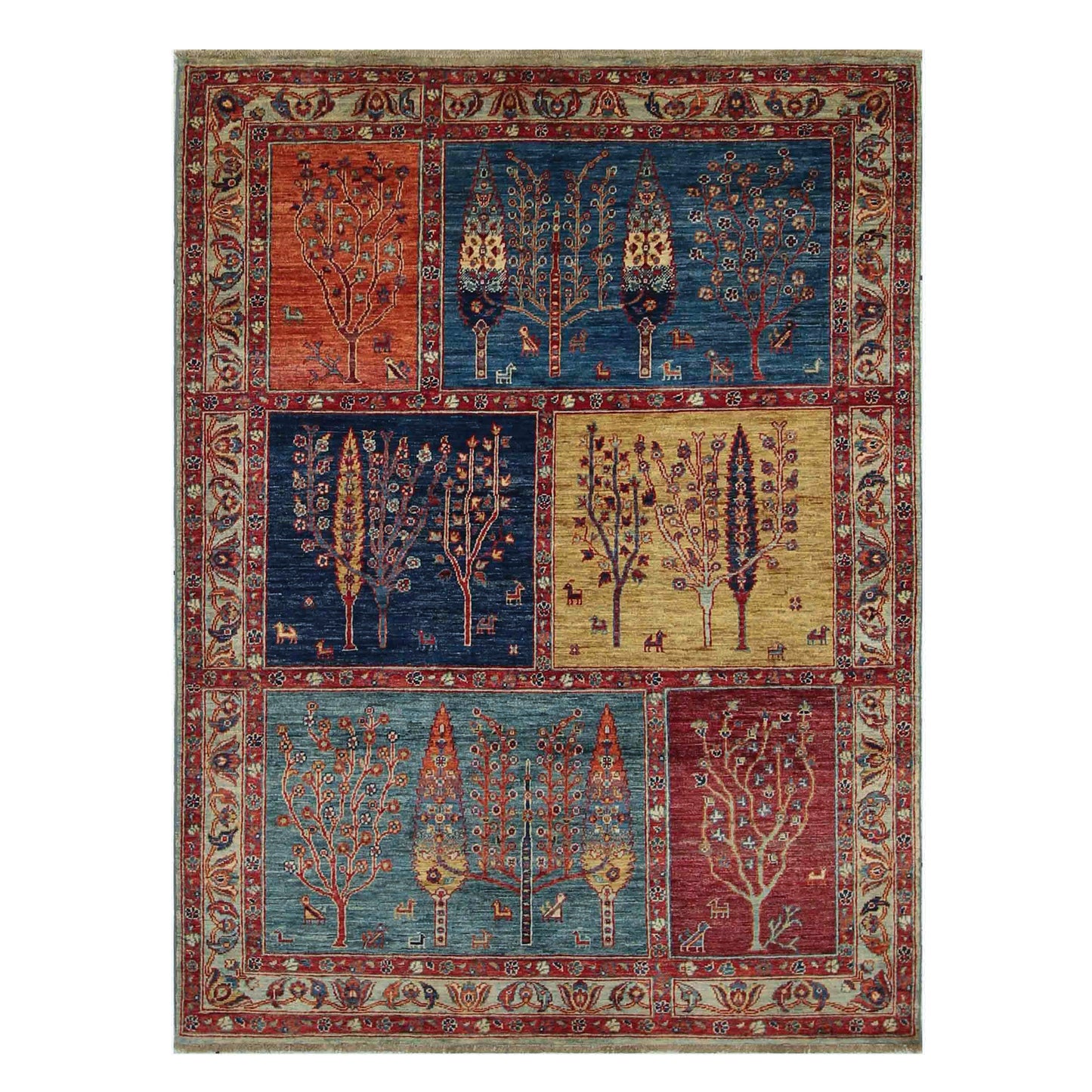 ARYANA GABEH RED / MULTI 5' X 6'9"