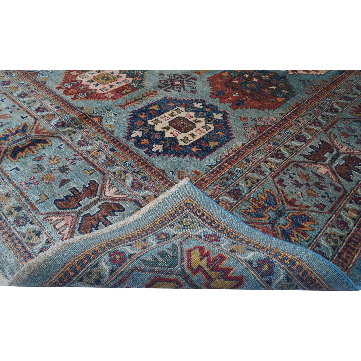 ARYANA ARYAN LIGHT BLUE / MULTI 8'9" X 12'1"