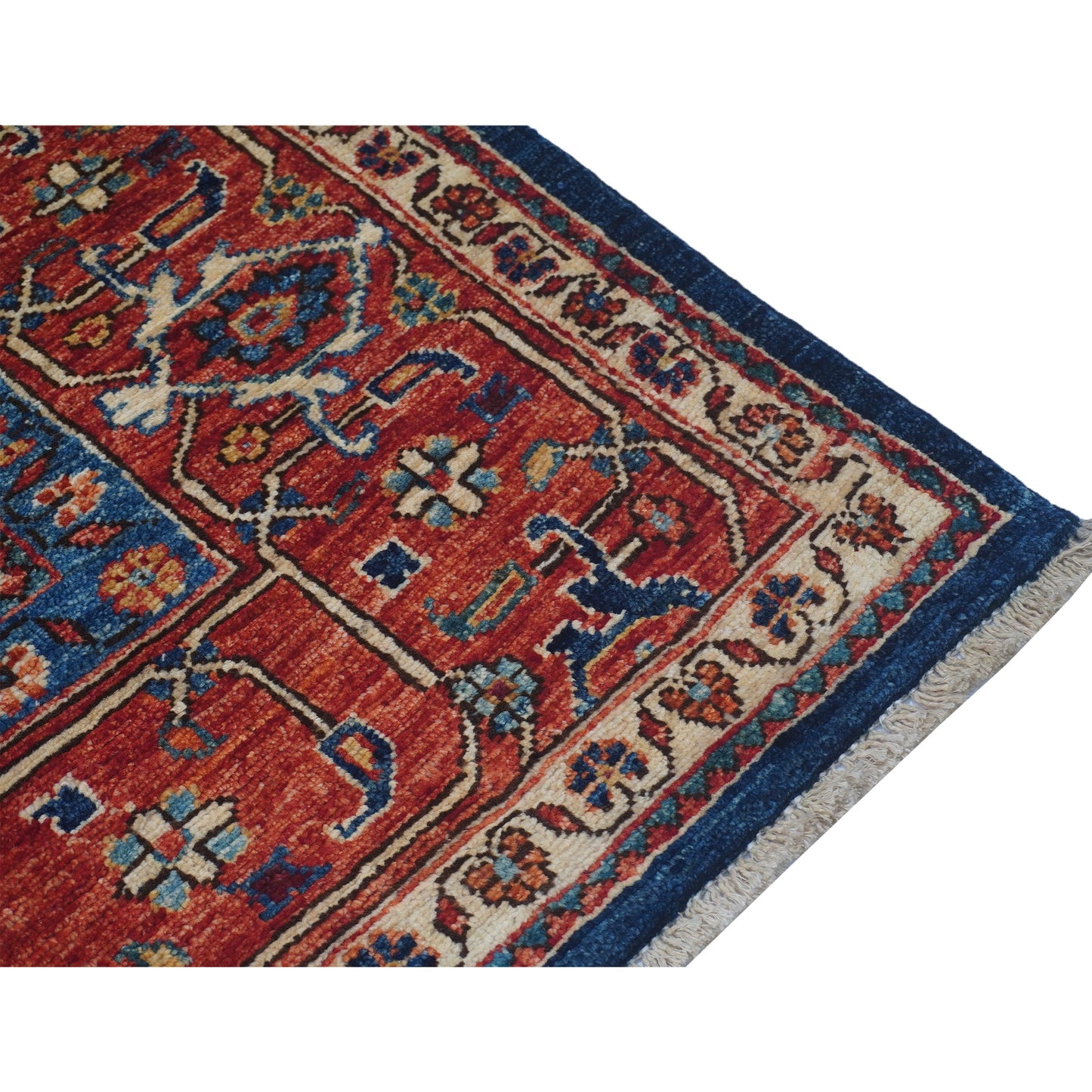 ARYANA SAMAR BLUE / RED 5'11" X 8'