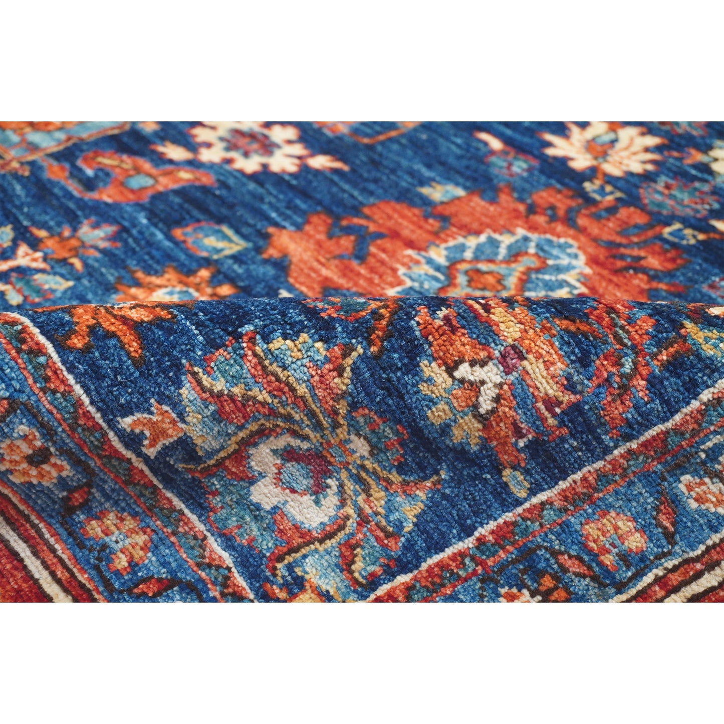 ARYANA SAMAR BLUE / RED 5'11" X 8'