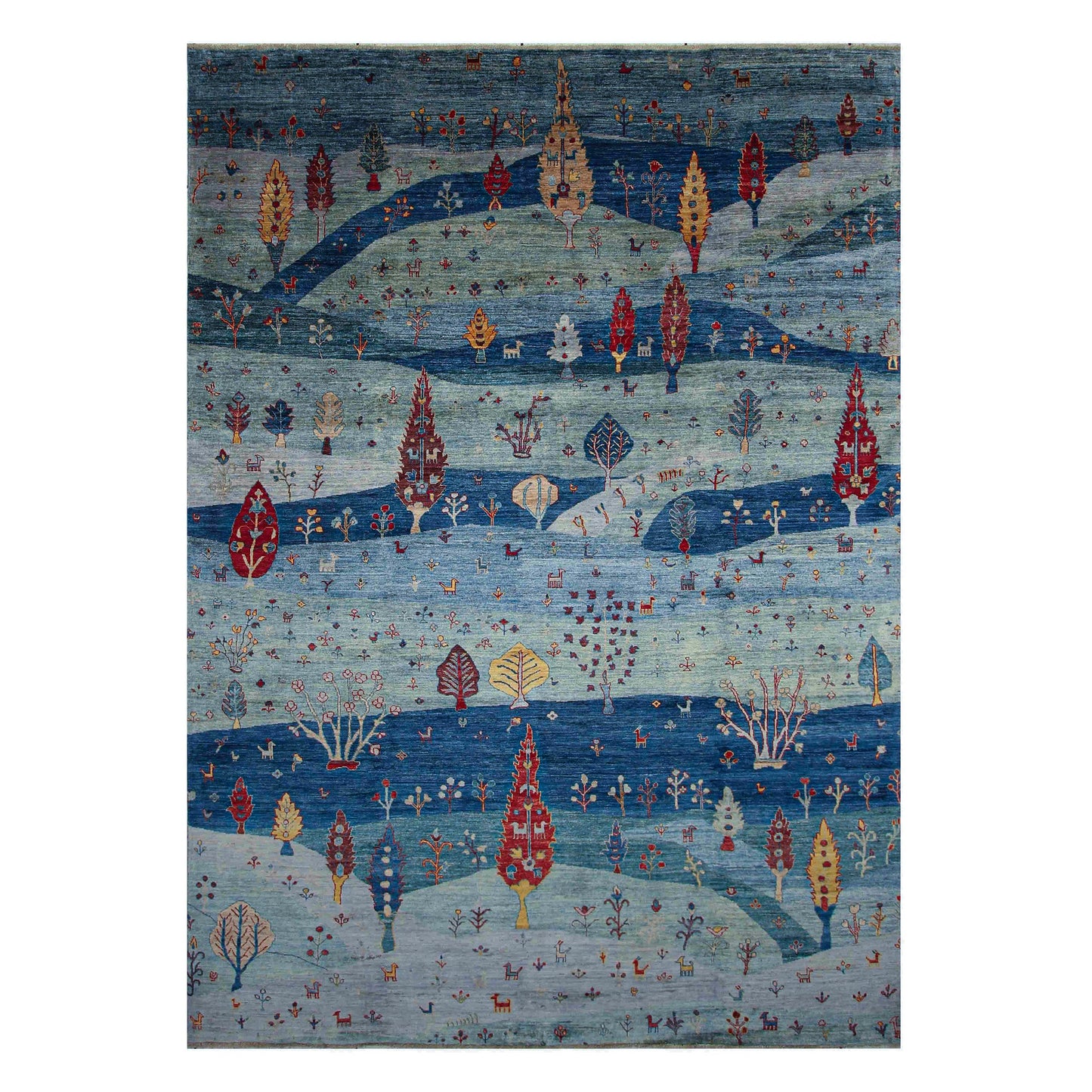 ARYANA GABEH BLUE / MULTI 8'9" X 12'3"