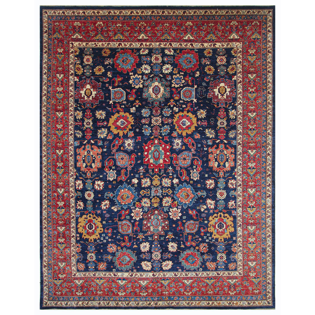 ARYANA ARYAN BLUE / RED 8'10" X 11'6"