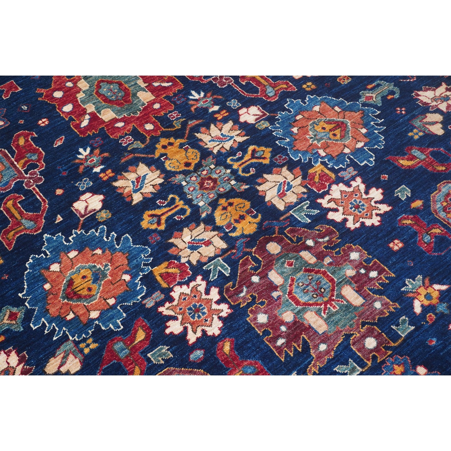 ARYANA ARYAN BLUE / RED 8'10" X 11'6"