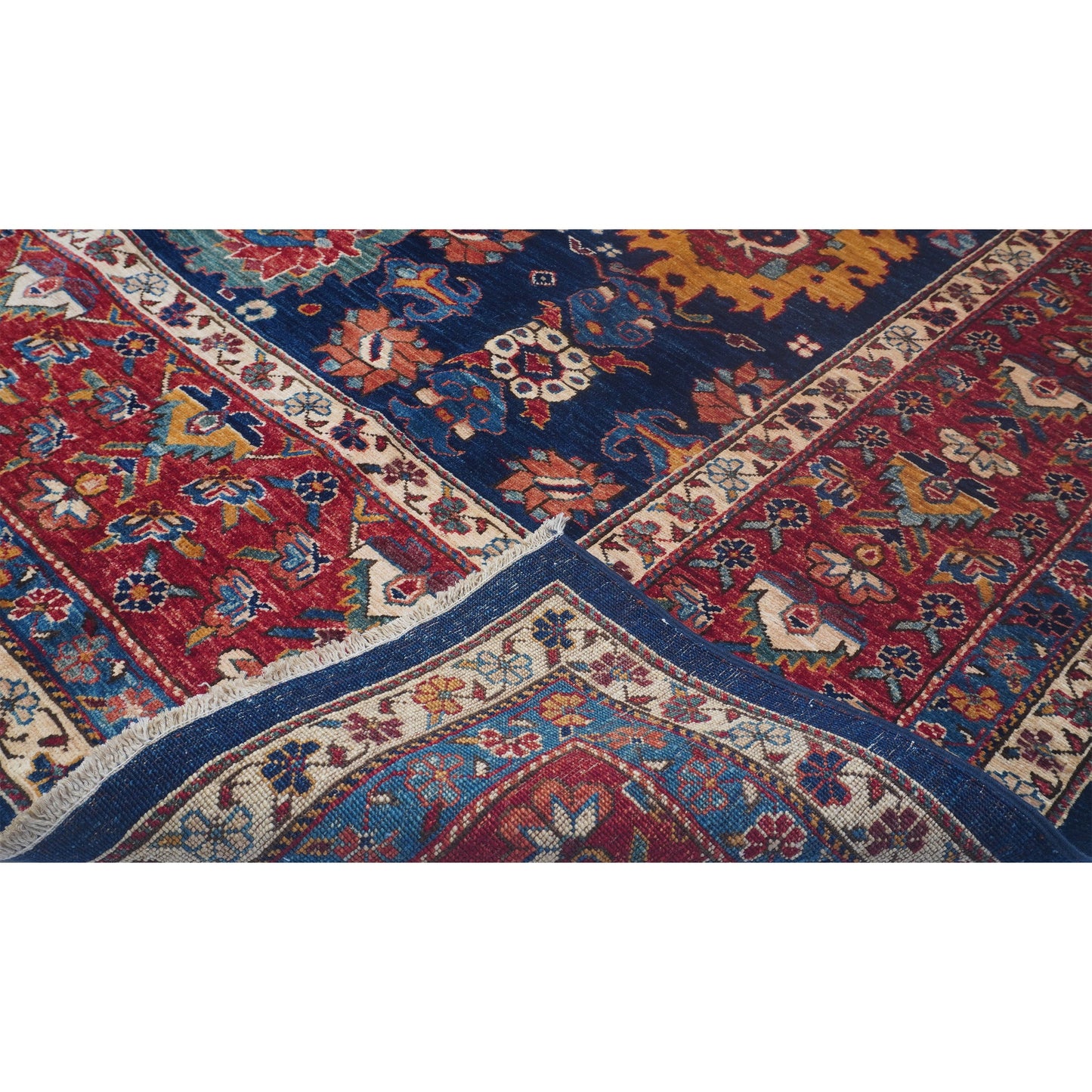 ARYANA ARYAN BLUE / RED 8'10" X 11'6"