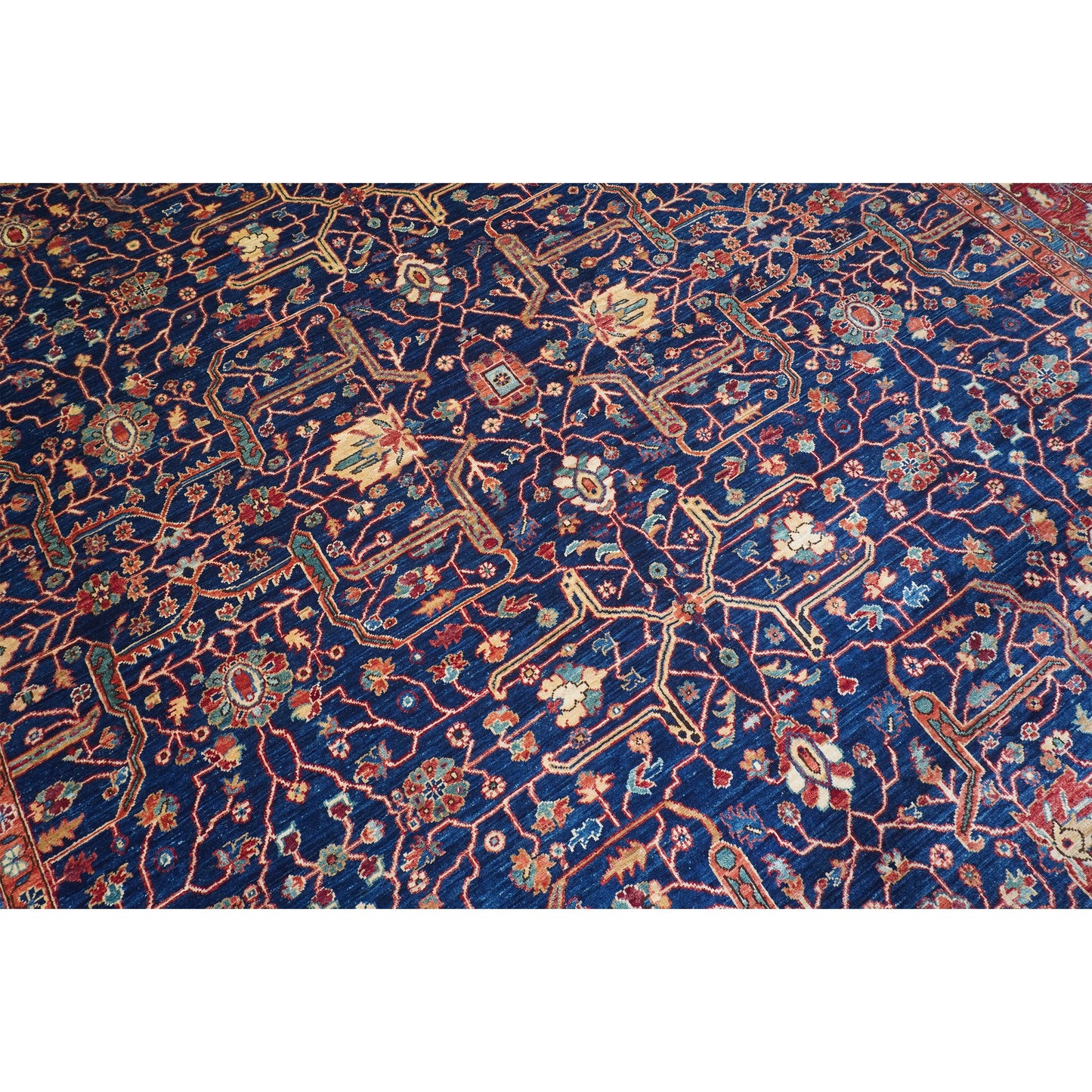ARYANA ARYAN BLUE / RED 9'10" X 13'8"