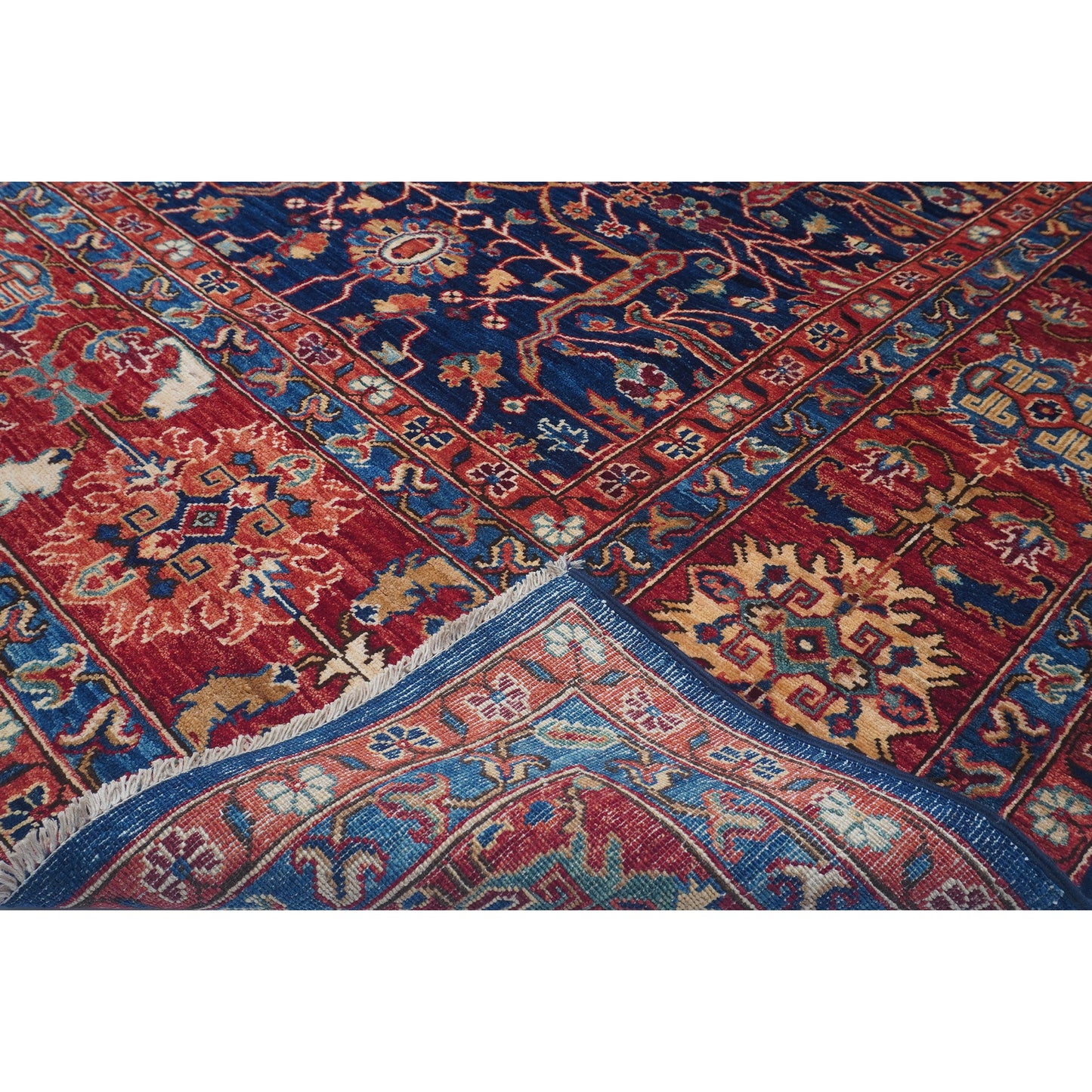 ARYANA ARYAN BLUE / RED 9'10" X 13'8"